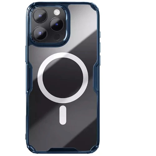 Чохол для iPhone Nillkin Nature Pro Magnetic Blue для iPhone 16 Pro Max