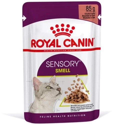 Влажный корм для котов Royal Canin Sensory Smell in Gravy привередливых к аромату Кусочки в соусе 85 г (1517001)