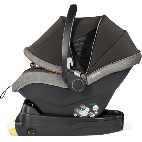 Автокресло Peg-Perego Primo Viaggio i-Size с базой Polo Бежево-серый (IMSZ000000BA53DX53): Крепление Isofix есть