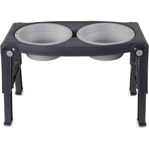 Миска Dexas двойная Adjustable 2хPet Feeder с регулированными ножками 960 мл Светло-серый (PW120432429)