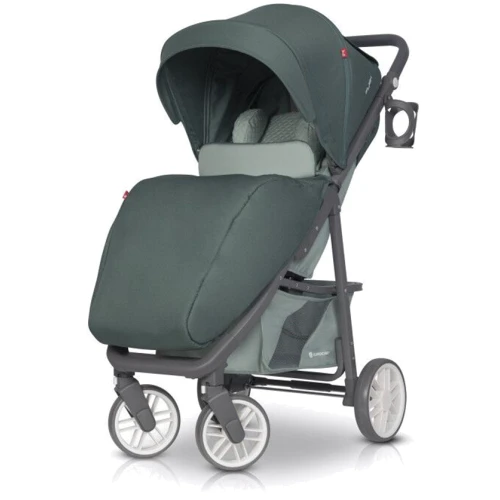 Прогулочная коляска Euro-Cart Flex 9023-ECF-21, Jungl, зеленый: Количество блоков 1