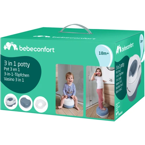 Горщик 3 в 1 Bebe Confort: горщик, стільчик та сходинка (3106205100): Колір голубой