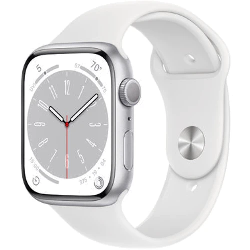 Apple Watch Series 8 45mm GPS Silver Aluminum Case with White Sport Band (MP6N3, MP6Q3) Approved Витринный образец