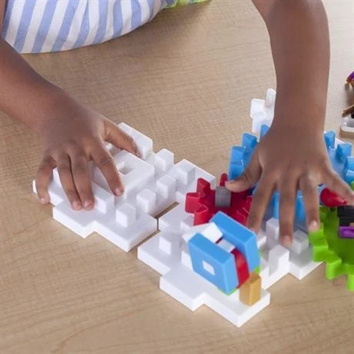 Конструктор Guidecraft IO Blocks Tabletop System с дополненной 3d реальностью, 118 деталей (G9640)