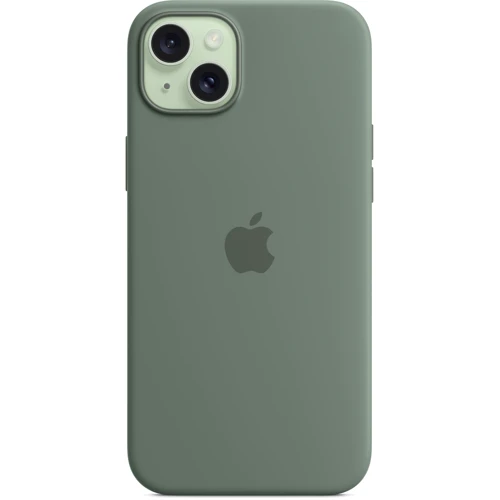 Чехол для iPhone Apple iPhone 15 Plus Silicone Case with MagSafe - Cypress (MT183ZM/A): Тип чехла накладка на заднюю часть