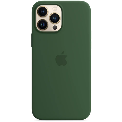 Чехол для iPhone Apple Silicone Case with MagSafe Clover (MM2P3) for iPhone 13 Pro Max: Цвет зеленый