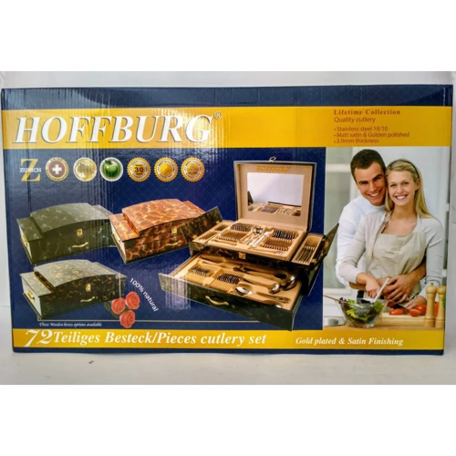 Hoffburg 72 предмета (72821GS-HB): Ложка столова 12
