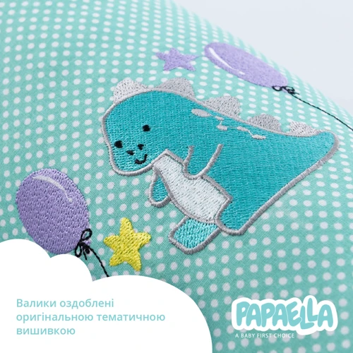 Бортик-валик Papaella защитный мультифункциональный для младенцев, 60х15 см и 120х15 см (8-34533) фото 7