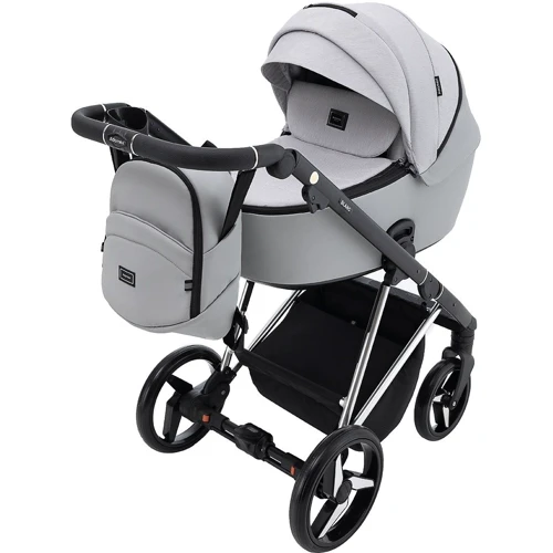 Универсальная коляска 2 в 1 Adamex Blanc Special Edidion PS-723/K светло-серый (680865): Количество блоков 2