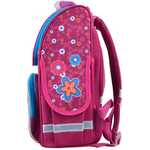 Рюкзак школьный каркасный Smart PG-11 Flowers red (554456): Тип Для первоклассников