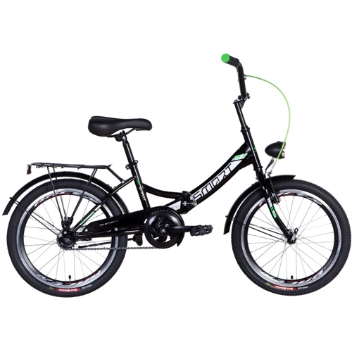 Formula SMART 2021 20" с фонарём черно-зеленый (OPS-FR-20-065)