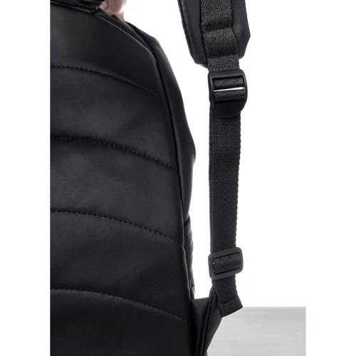 Жіночий рюкзак Sambag RollTop X чорно-сріблястий (24320635): Тип ручки Плечевой ремень, Короткая ручка