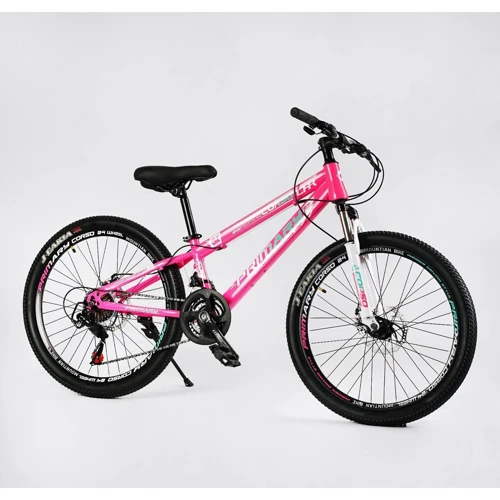 Велосипед спортивный Corso Primary 24" розовый (PRM-24374)