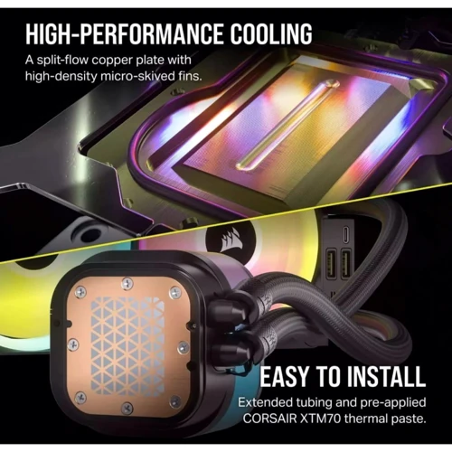 Кулер Corsair iCUE Link H150i RGB AIO Liquid CPU Cooler Black (CW-9061003-WW): Роз'єм 4pin