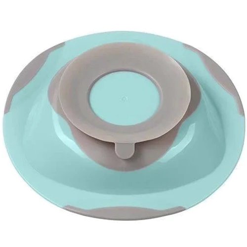 Тарелка на присоске BabyOno, 240 мл, мятный (1062/01)