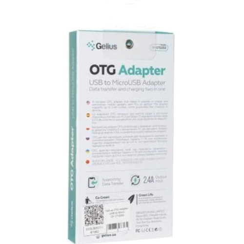 Адаптер Gelius Adapter GP-OTG002 microUSB to USB фото 5