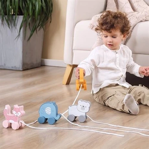 Деревянная каталка Viga Toys PolarB Слоник (44004)