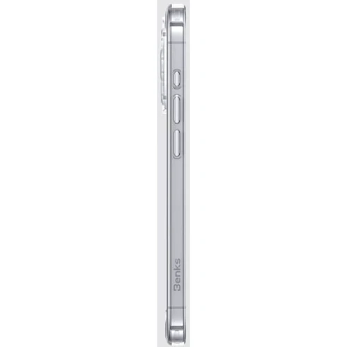 Чехол для iPhone Benks MagClap Lucent Pro Protective Case Transparent for iPhone 15 Pro Max: Материалы поликарбонат и полиуретан