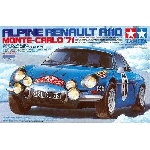 Модель Tamiya Alpine A110 Monte-Carlo 1971 (TAM24278)