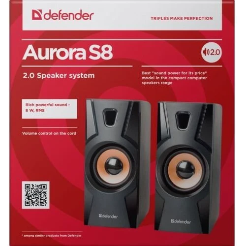 Акустична система Defender Aurora S8 Black (65408): Формат акустики 2.0