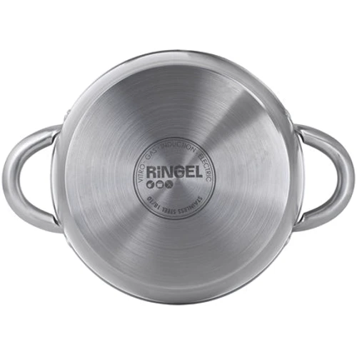 Кастрюля RINGEL Bonn 22 см (4.7л) с крышкой (RG-2003-22): Материал корпуса нержавеющая сталь