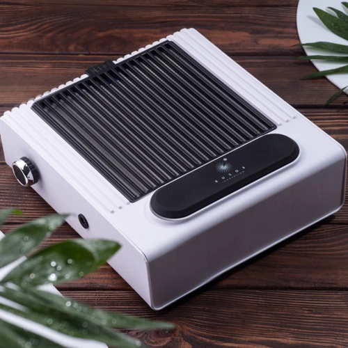 Вытяжка для маникюра с фильтром НЕРА BUCOS CYCLONE V1 на 100W Белая: Тип Вытяжка для сбора пыли во время процедуры по наращиванию и коррекции ногтей