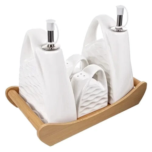 Набір для спецій Lefard 5 предметів (944-062): Тип Набір для спецій на підставці