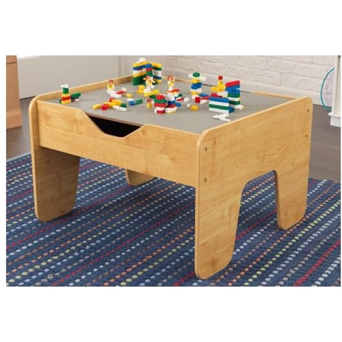 Залізниця KidKraft Activity Play Table - Gray & Natural (17506) фото 1