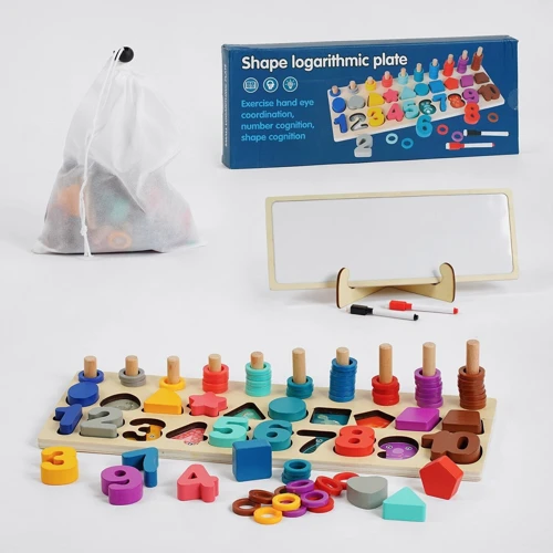 Логічна дошка сортер 2 види (З 57584): Виробник Noname