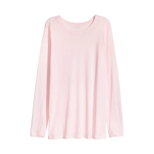 Лонгслів H & M 6204249 134-140 см світло-рожевий: Тип Лонгсліви