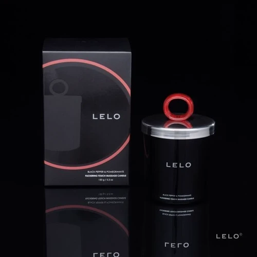 Масажна свічка LELO Flickering Touch Massage Candle Black Pepper & Pomegranate