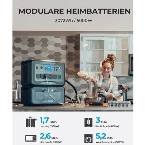 Инвертор Bluetti AC500 5000W (инвертор, без аккумулятора) UA: Разъемы для подзарядки Зарядка от солнечной панели, Зарядка от сети, Зарядка от автомобиля
