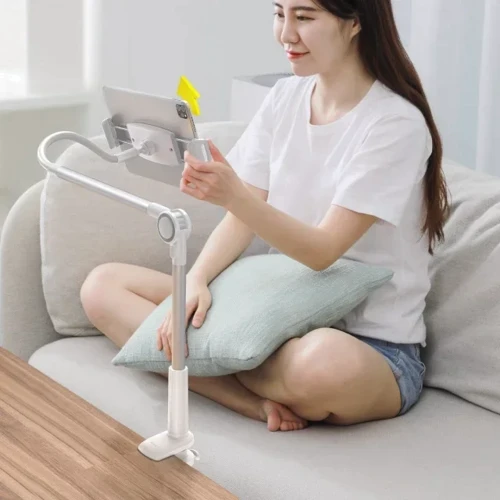 Держатель Baseus Desk Holder Otaku life Rotary Adjustment Lazy Pro Silver (LUZQ000012) фото 9