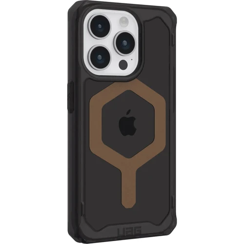 Чохол для iPhone Urban Armor Gear UAG Plyo Magsafe Black/Bronze (114305114085) для iPhone 15 Pro Max: Матеріали поликарбонат и полиуретан