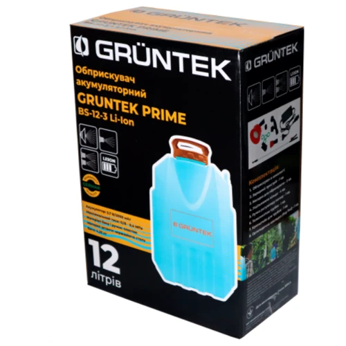 Аккумуляторный опрыскиватель Gruntek PRIME BS-12-3 Li-Ion: Тип аккумуляторный