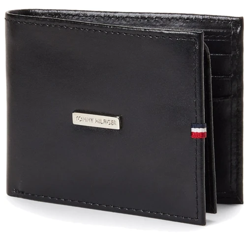 Мужское портмоне Tommy Hilfiger черное (026217305585)