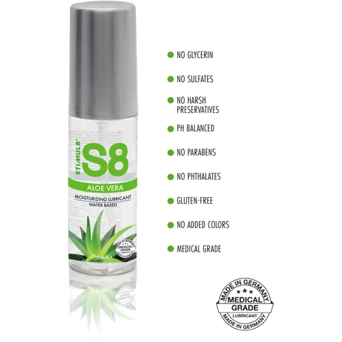 Stimul8 S8 WB Aloe Vera Lube - лубрикант на водной основе, 50 мл