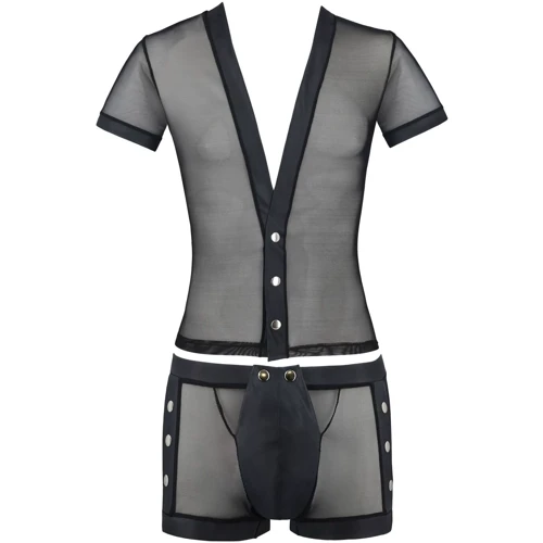 Соблазнительный комплект Passion 052 SET MICHAEL black XXL/XXXL