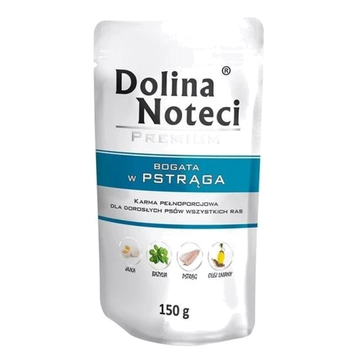 Вологий корм Dolina Noteci Premium для собак із фореллю 150 г (DN 150 (762))