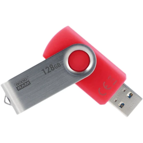 USB-флешка GOODRAM 128GB UTS3 Twister USB 3.0 Red  (UTS3-1280R0R11): Стандарт USB USB 3.0