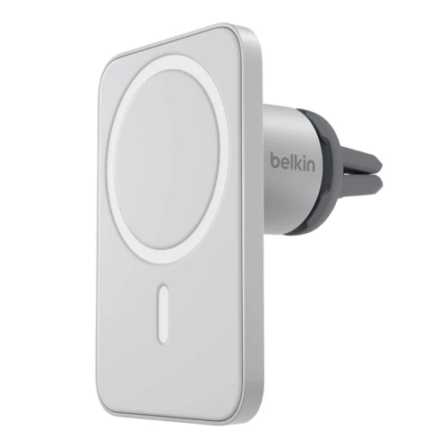 Держатель Belkin Car Holder Air Ven Mount PRO MagSafe Silver (WIC002BTGR) for iPhone 16 I 15 I 14 I 13 I 12 series 