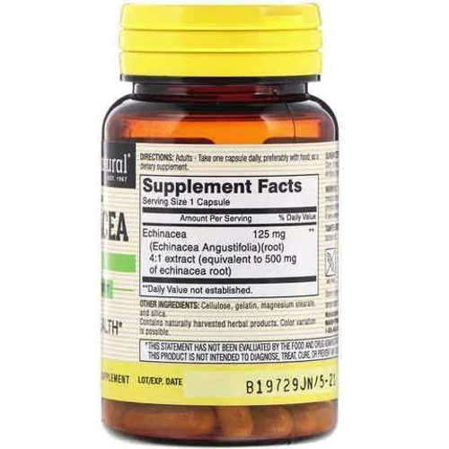 Mason Natural Echinacea Экстракт эхинацеи 60 капсул: Форма выпуска Капсулы