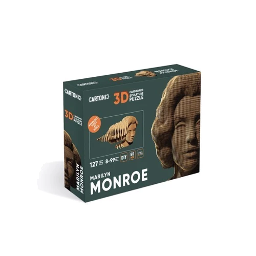 Картонный конструктор Cartonic 3D Puzzle MARILYN: Количество фрагментов, шт 127