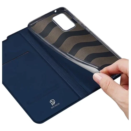 Чехол для телефонов Dux Ducis Skin Pro Dark Blue for Samsung A536 Galaxy A53 5G: Материал искусственная кожа и TPU (термополиуретан)