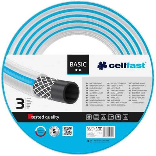 Шланг Cellfast садовый Basic 1/2'' 50 м (10-402)