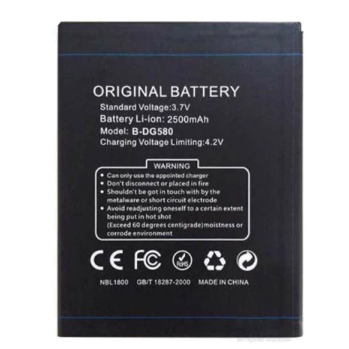 Аккумулятор Doogee 2500mAh for Doogee Kissme DG580: Производитель Doogee