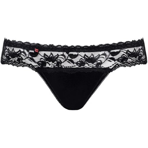 Сексуальные стринги Obsessive Blackbella, S/M