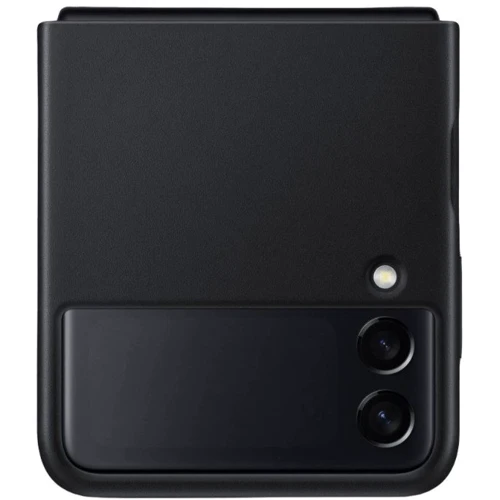 Аксессуар для смартфона Samsung Leather Cover Black (EF-VF711LBEGRU) for Samsung F711 Galaxy Flip 3: Пленка в комплекте нет