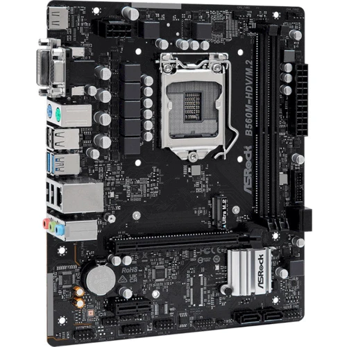 ASRock B560M-HDV/M.2: Разъемы на плате USB Type-C, PCI Express x1, M.2, SATA 3.0