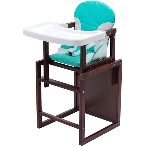 Стілець-трансформер Babyroom Поні-220 тонований пластикова стільниця бірюзовий - білий (626190): Тип трансформер